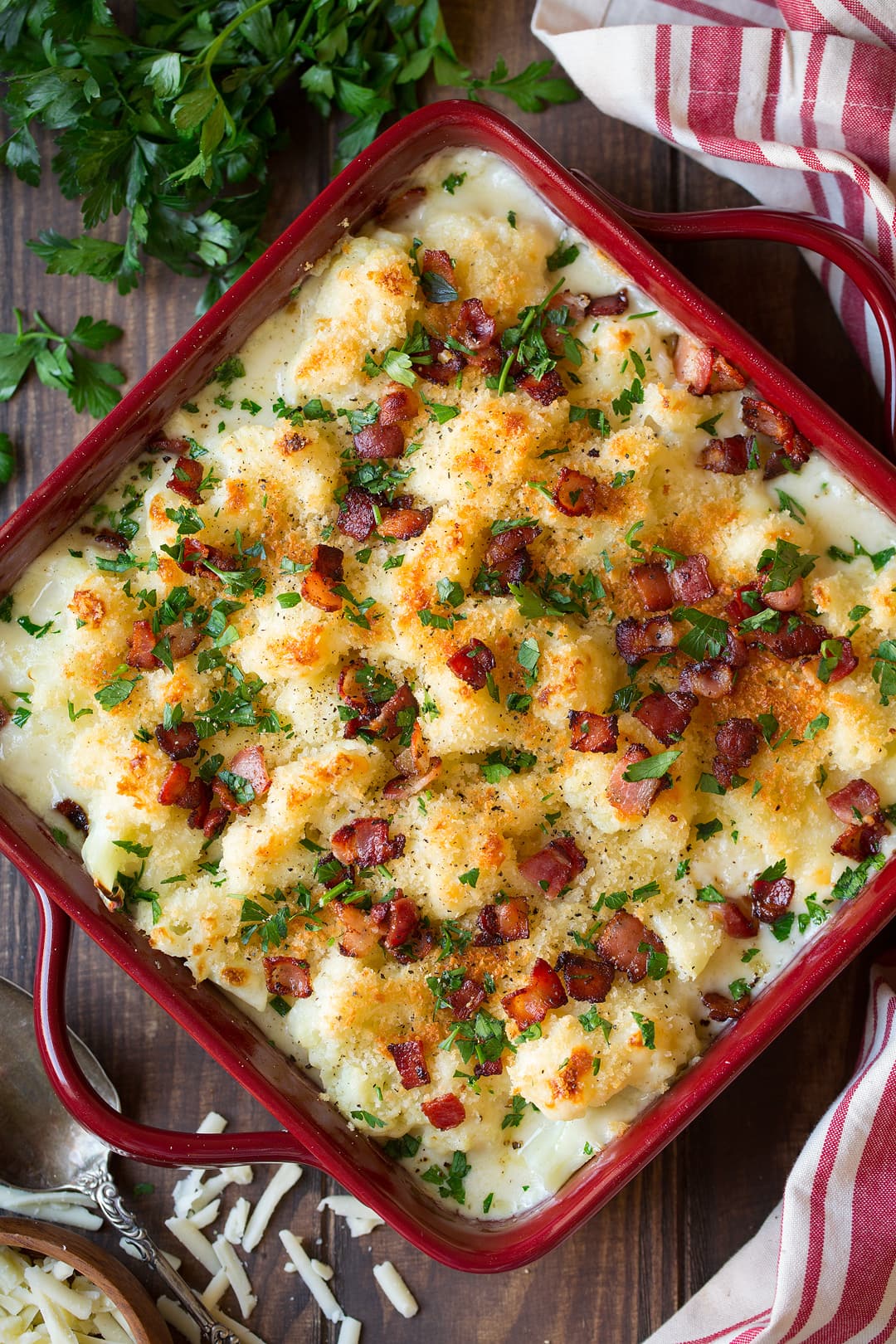 Indulgent White Cheddar Cauliflower Gratin: Your Mac & Cheese Alternative